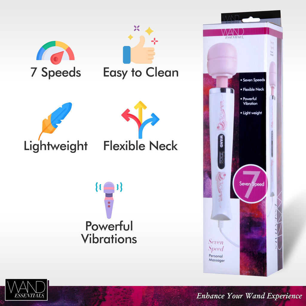 Wand Essentials Wand Essentials 7-Speed Wand Massager Pink