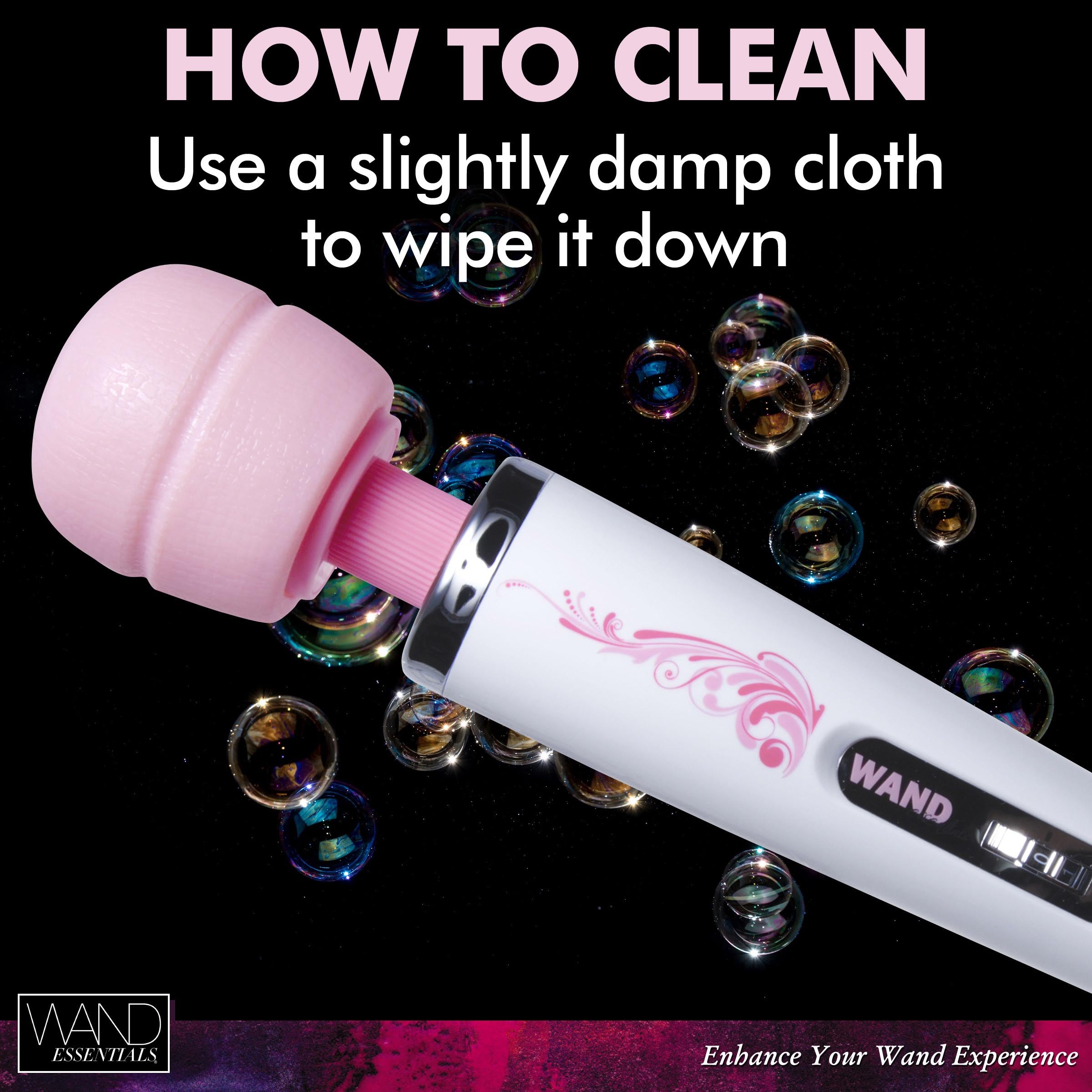 Wand Essentials Wand Essentials 7-Speed Wand Massager Pink