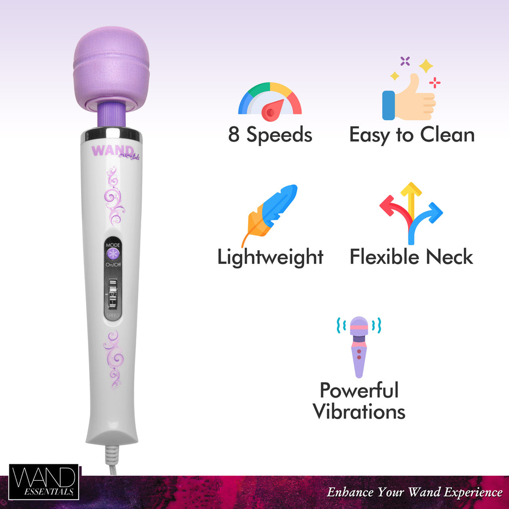 Wand Essentials Wand Essentials 8 Speed 8 Mode Massager Purple