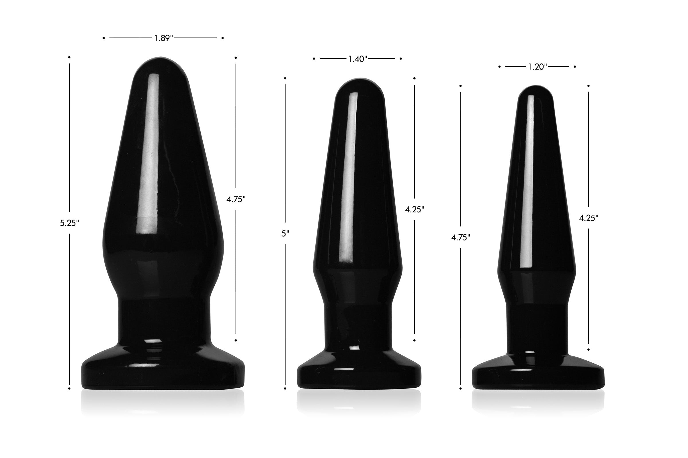 Trinity Vibes Trinity Anal Trainer Set Black