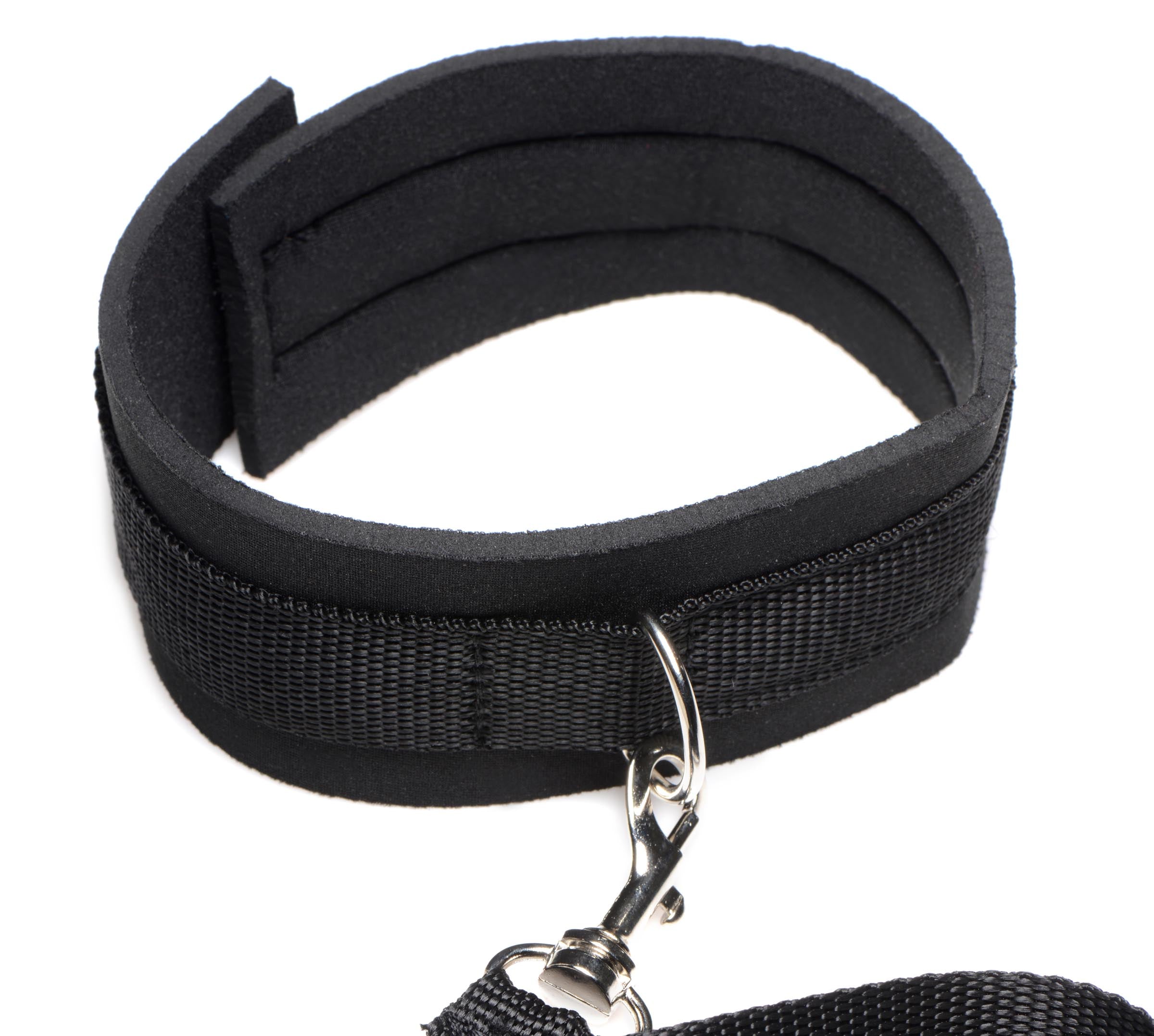 Frisky Frisky 46 Inch Leash and Collar Set Black