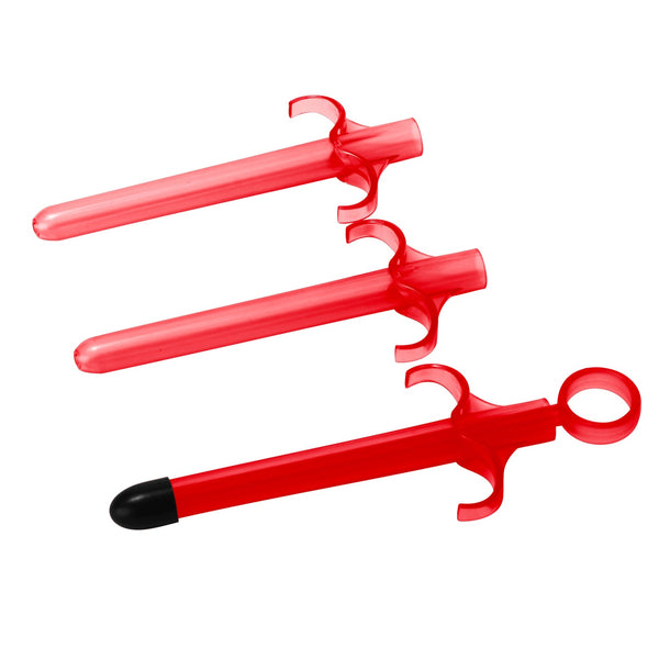 XR Brands Lubricant Launcher 3 Pack - Red