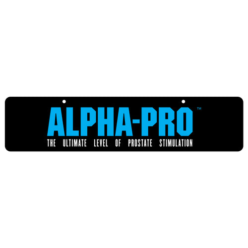 Alpha-Pro Alpha-Pro Display Sign Black