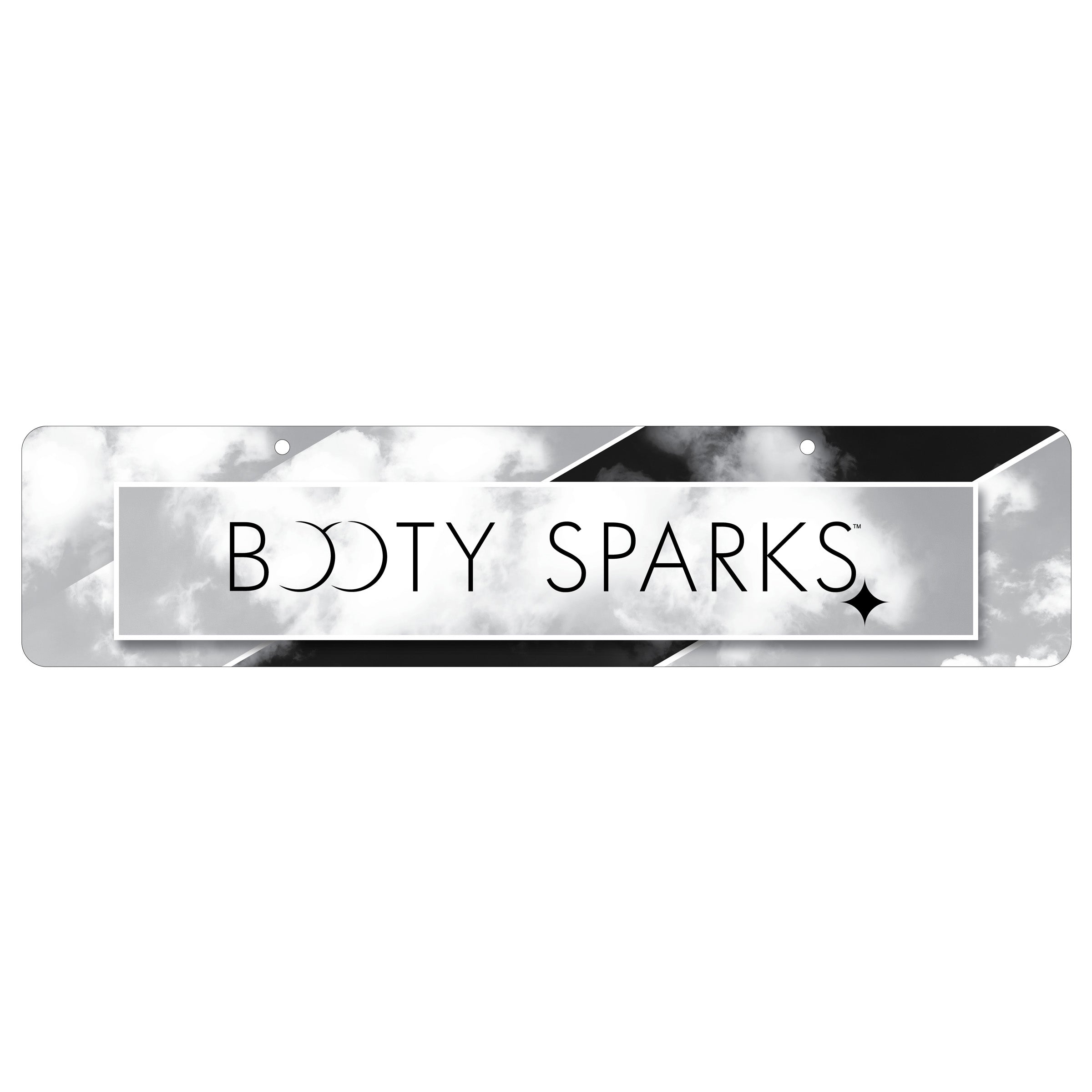 Booty Sparks Booty Sparks Display Sign White