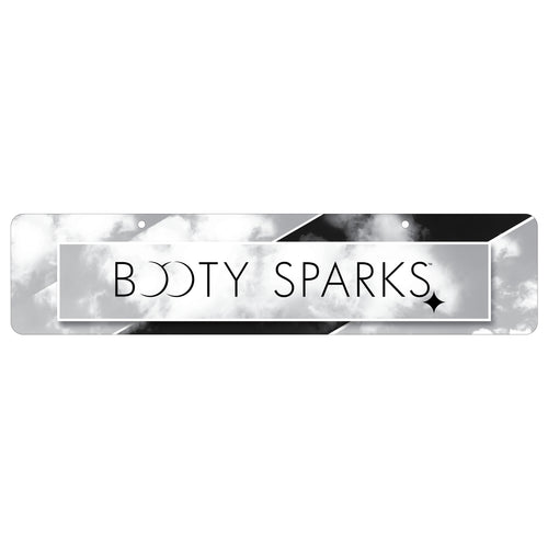 Booty Sparks Booty Sparks Display Sign White