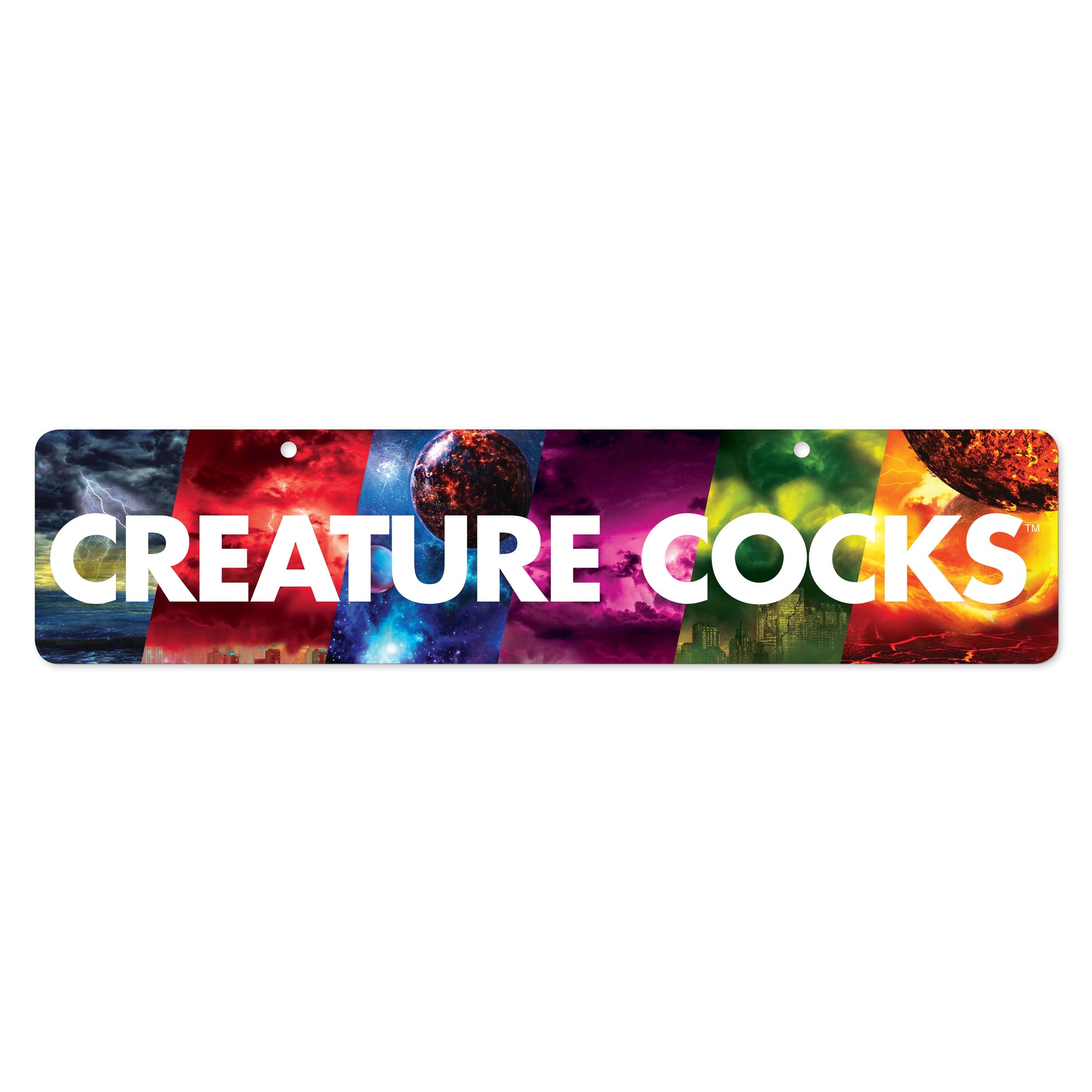 Creature Cocks Creature Cocks Display Sign Multi