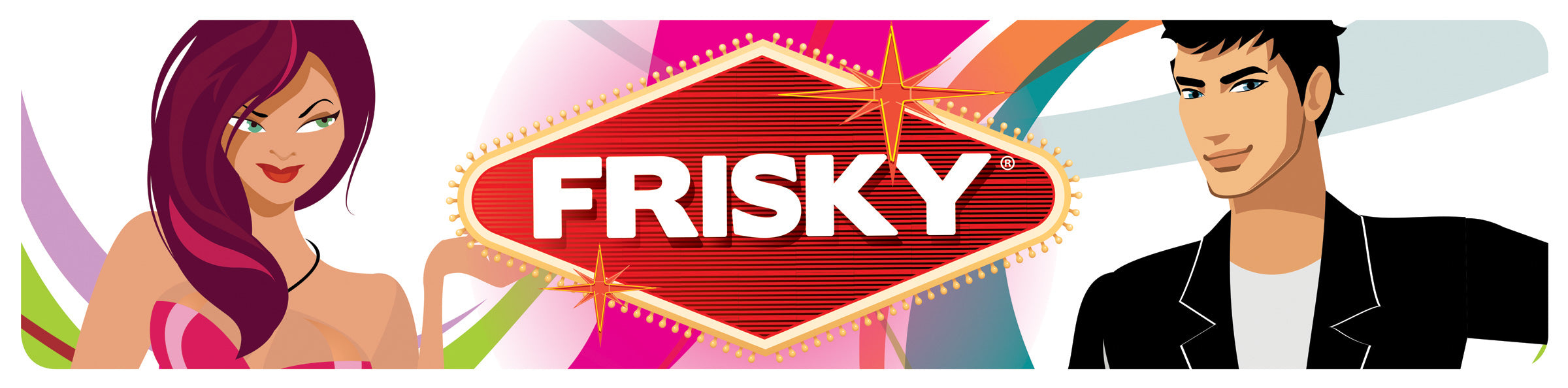 Frisky Frisky Display Sign