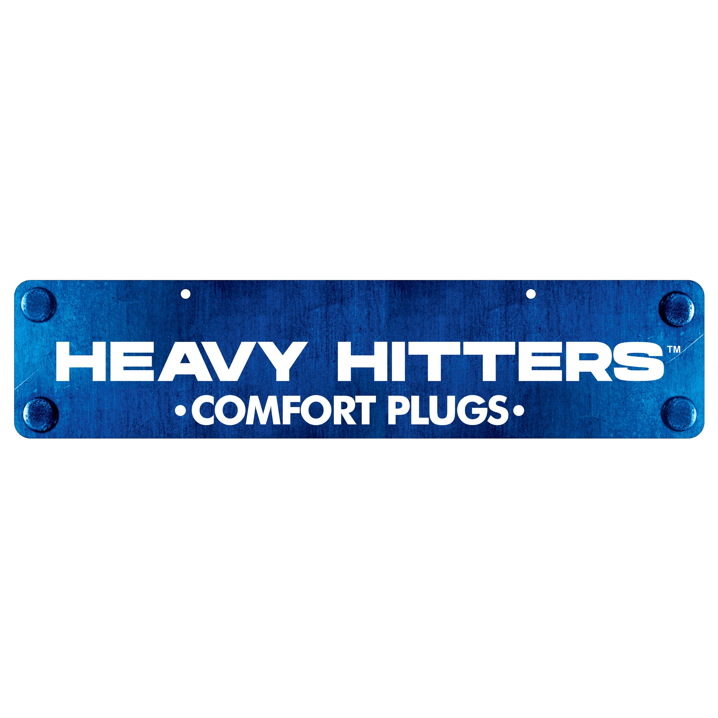 Heavy Hitters Heavy Hitters Display Sign Blue