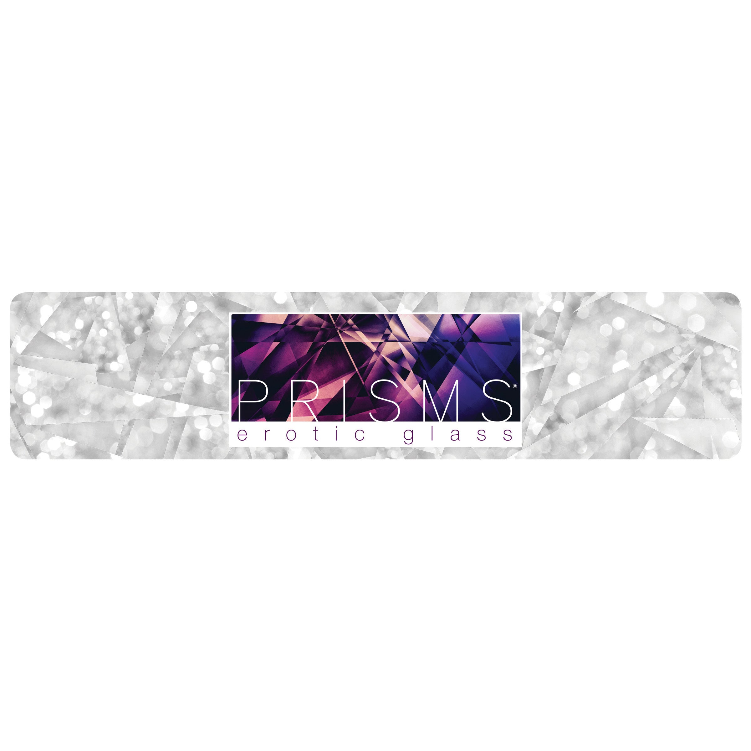 Prisms Erotic Glass Prisms Erotic Glass Display Sign Purple