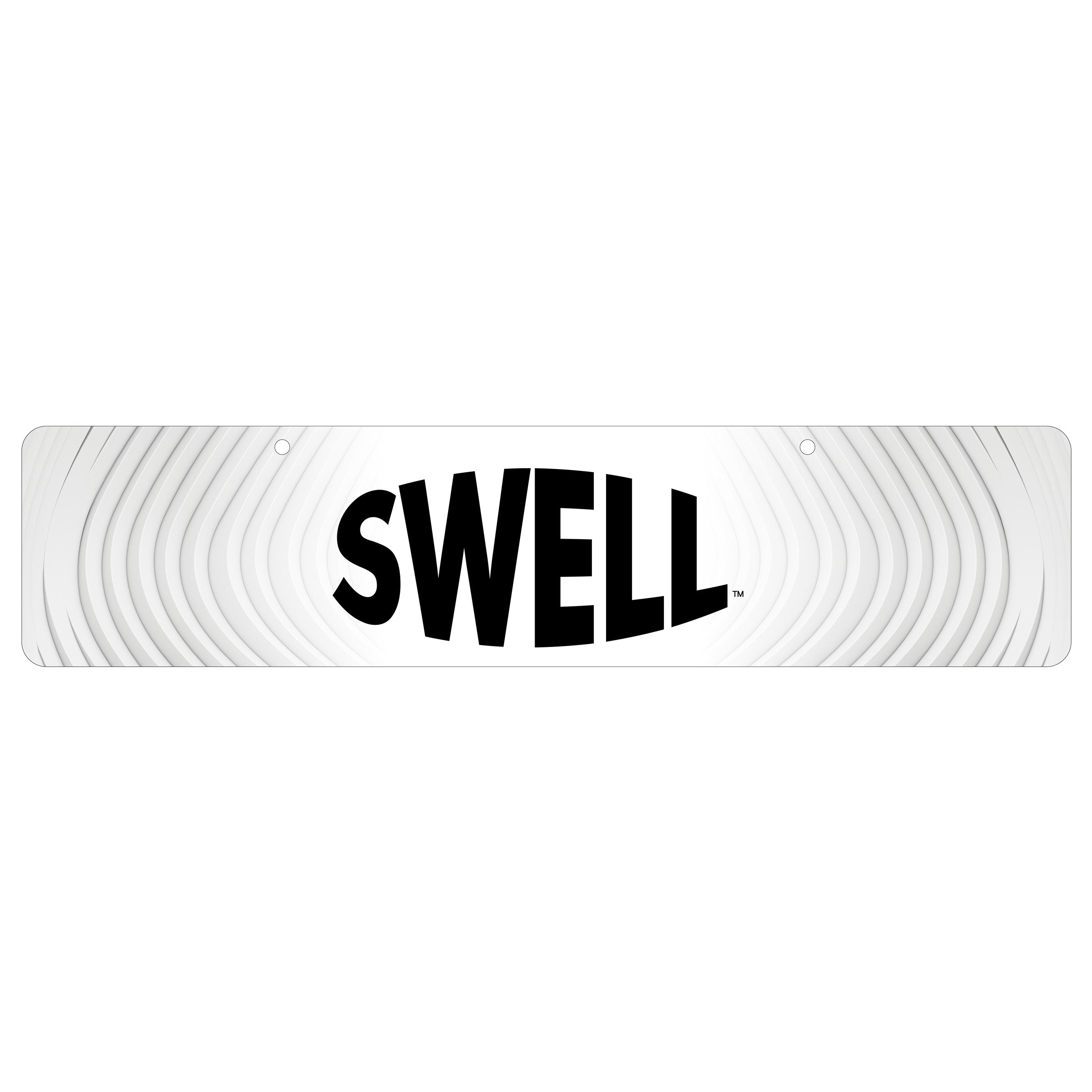 Swell Swell Display Sign White