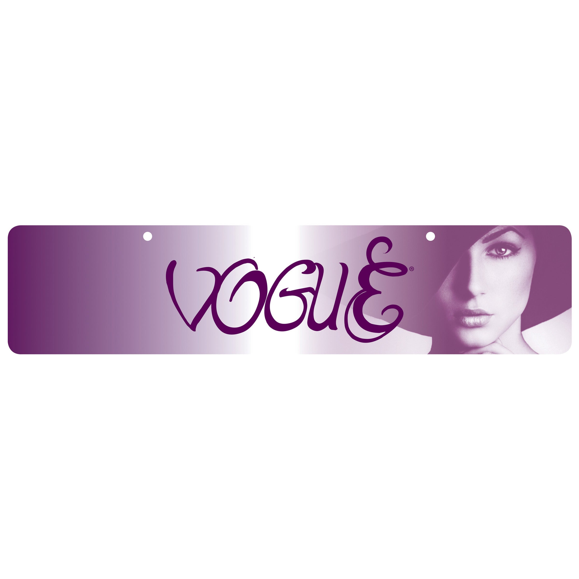 Vogue Vogue Display Sign Purple